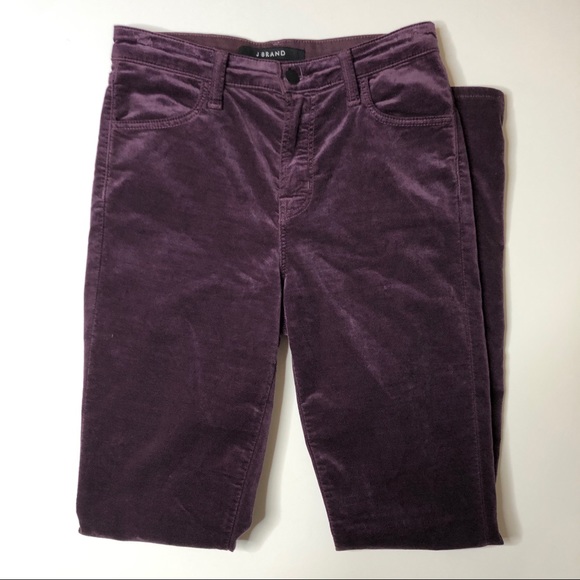 NWOT J BRAND Maria High Rise Skinny purple pants - Picture 2 of 6